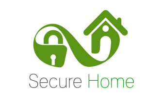 Secure home logo on the display of the website